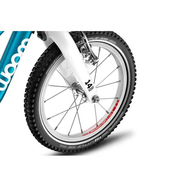 Bicicleta copii Woom 2 Go cu roti 14" albastru Metallic Blue