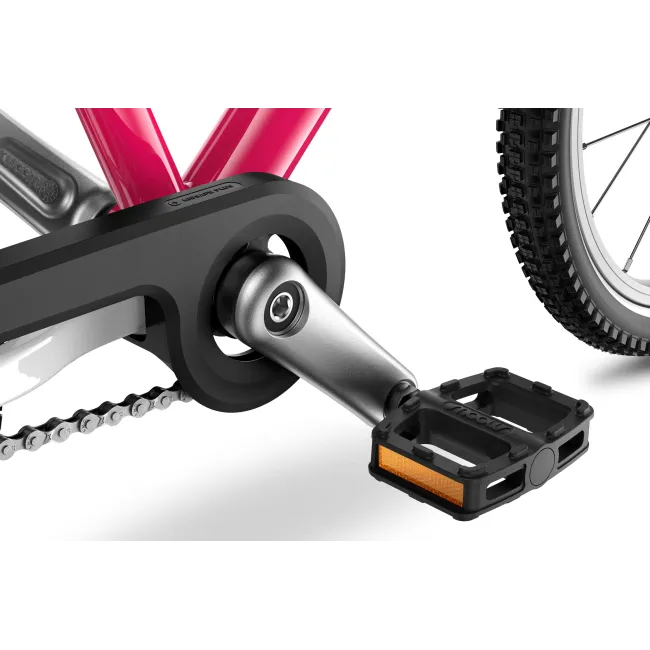 Bicicleta copii Woom 3 Automagic Go cu roti 16" roz Hot Pink