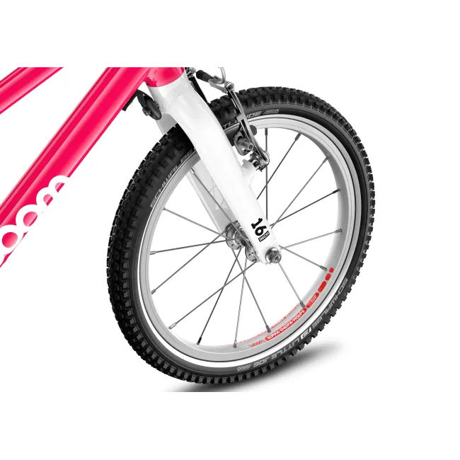 Bicicleta copii Woom 3 Automagic Go cu roti 16" roz Hot Pink