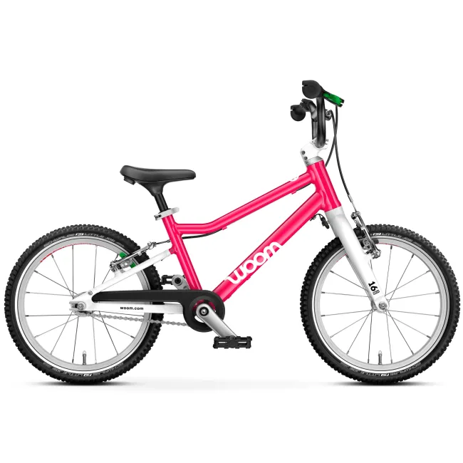 Bicicleta copii Woom 3 Go cu roti 16" roz Hot Pink
