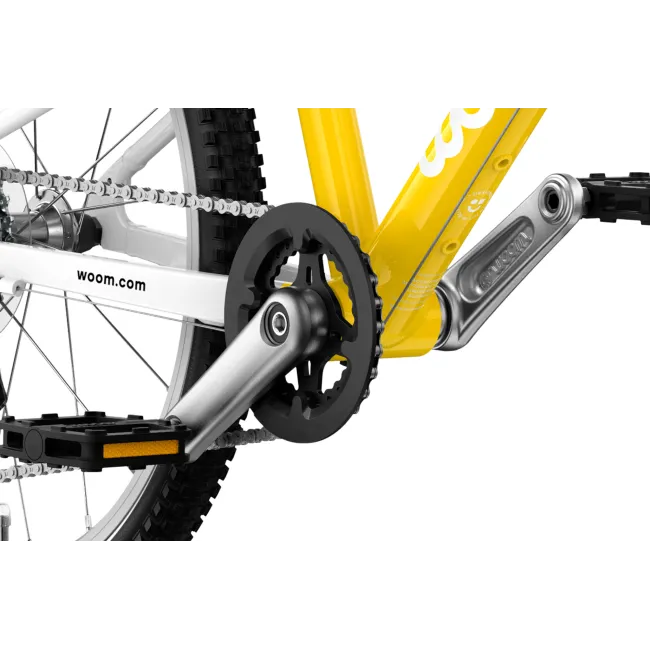Bicicleta copii Woom 4 Go cu roti 20" galben Vibrant Yellow