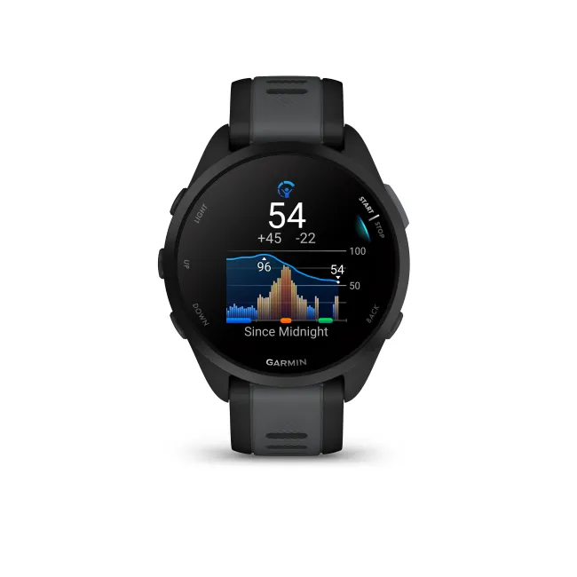 Garmin - Forerunner 165 ceas multisport cu GPS AMOLED - negru - gri Slate Grey