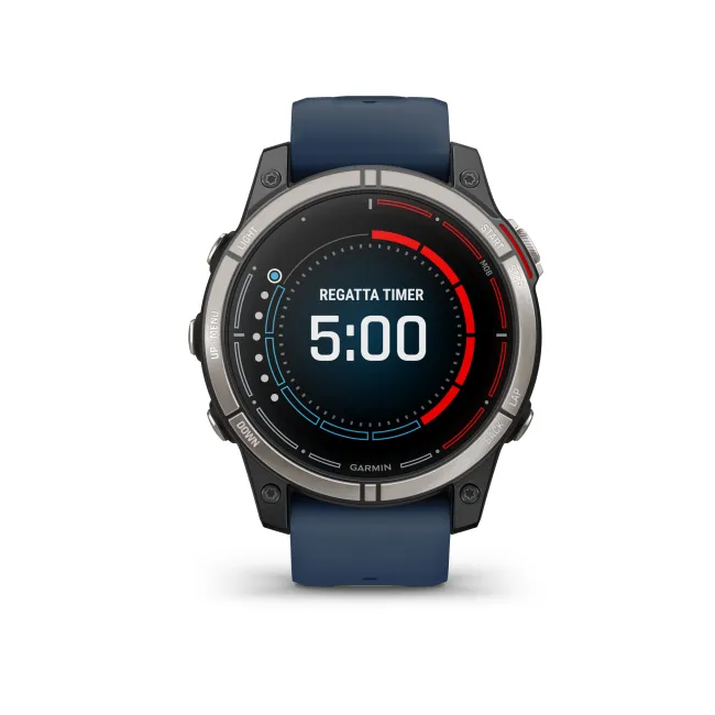 Garmin - quatix 7 Pro Sapphire AMOLED Titanium - ceas inteligent premium cu GPS cu functii avansate pentru sport si navigatie