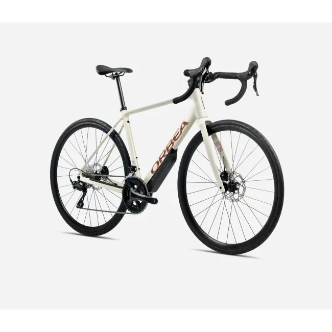 Bicicletă șosea anduranță Orbea AVANT H60 - Ivory White | Titan Bronze (Gloss)