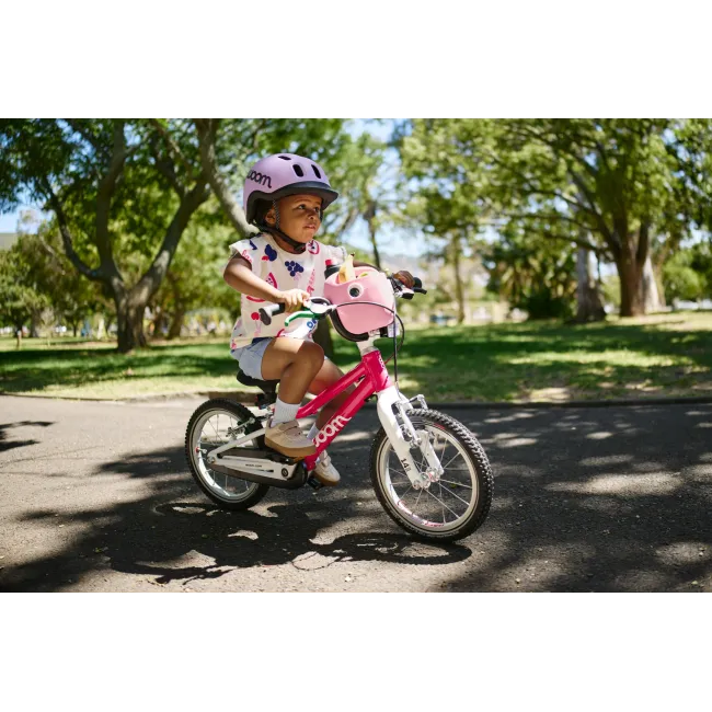Bicicleta copii Woom 2 Go cu roti 14"  roz Hot Pink