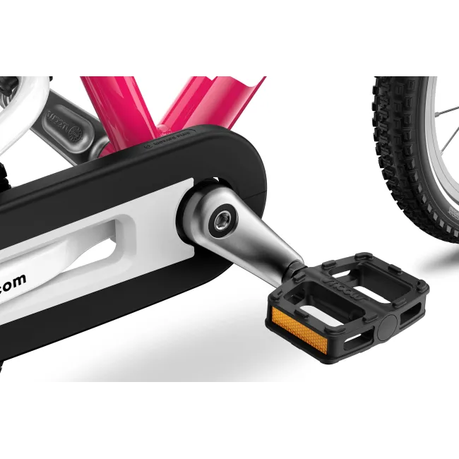 Bicicleta copii Woom 2 Go cu roti 14"  roz Hot Pink