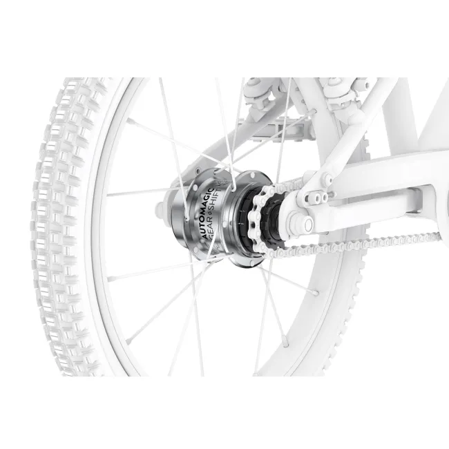 Bicicleta copii Woom 3 AUTOMAGIC cu roti 16" portocaliu intens alb