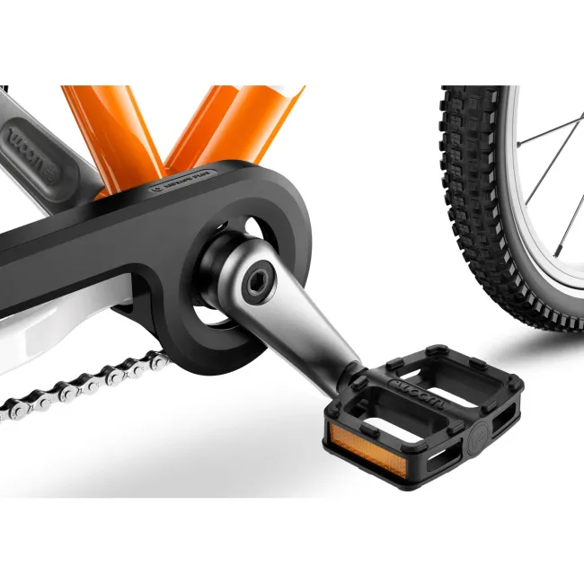 Bicicleta copii Woom 3 AUTOMAGIC cu roti 16" portocaliu intens alb