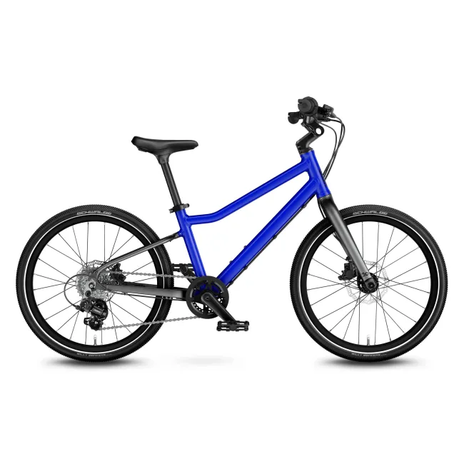 Bicicleta copii Woom 4 Explore cu roti 20" albastru Magnetic Blue