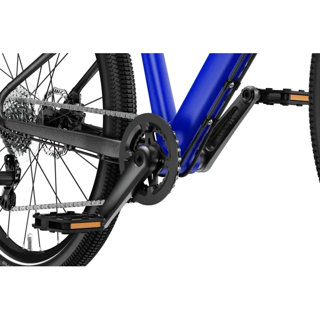 Bicicleta copii Woom 4 Explore cu roti 20" albastru Magnetic Blue