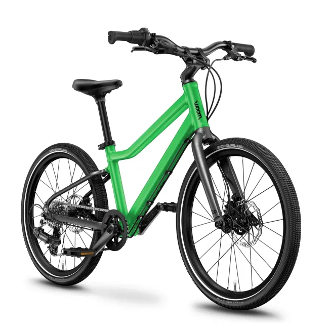 Bicicleta copii Woom 4 Explore cu roti 20" verde Jungle Green