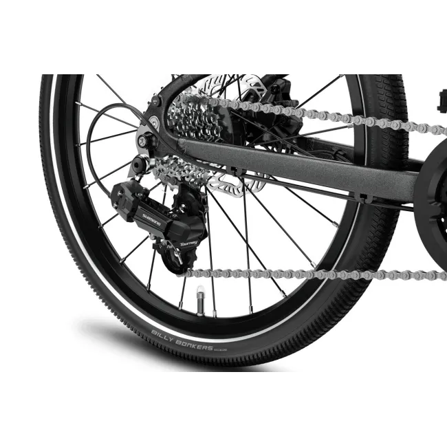 Bicicleta copii Woom 4 Explore cu roti 20" verde Jungle Green