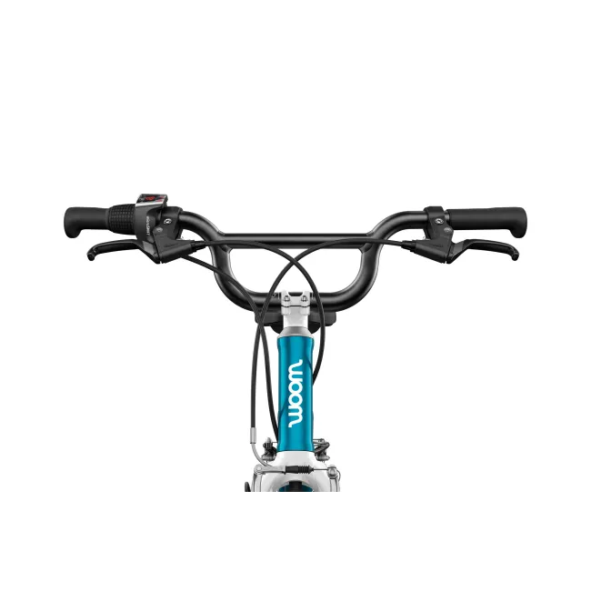 Bicicleta copii Woom 4 Go cu roti 20" albastru metalic
