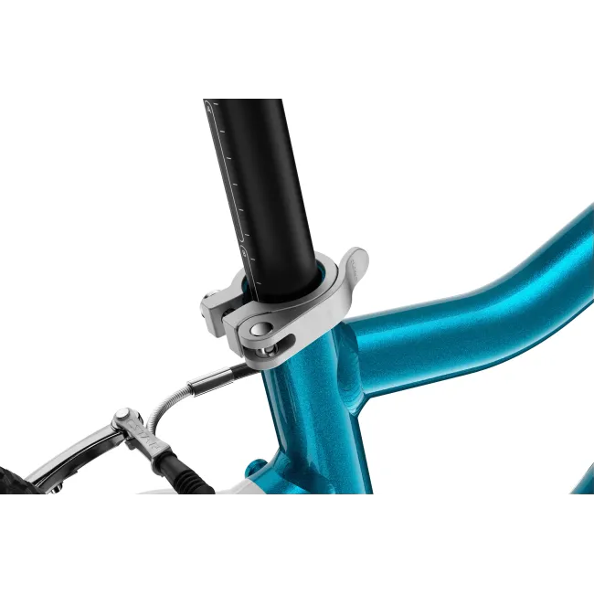 Bicicleta copii Woom 4 Go cu roti 20" albastru metalic