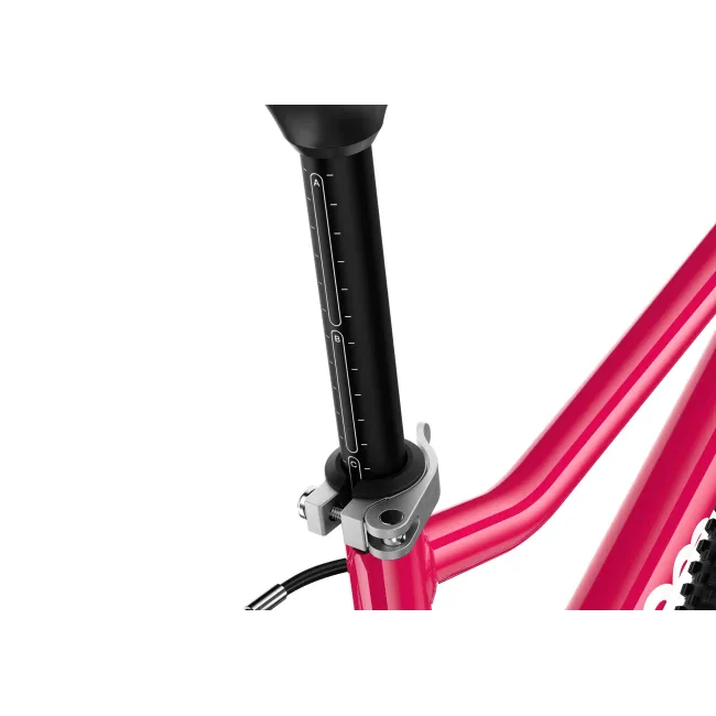 Bicicleta copii Woom 4 Go cu roti 20" roz Hot Pink