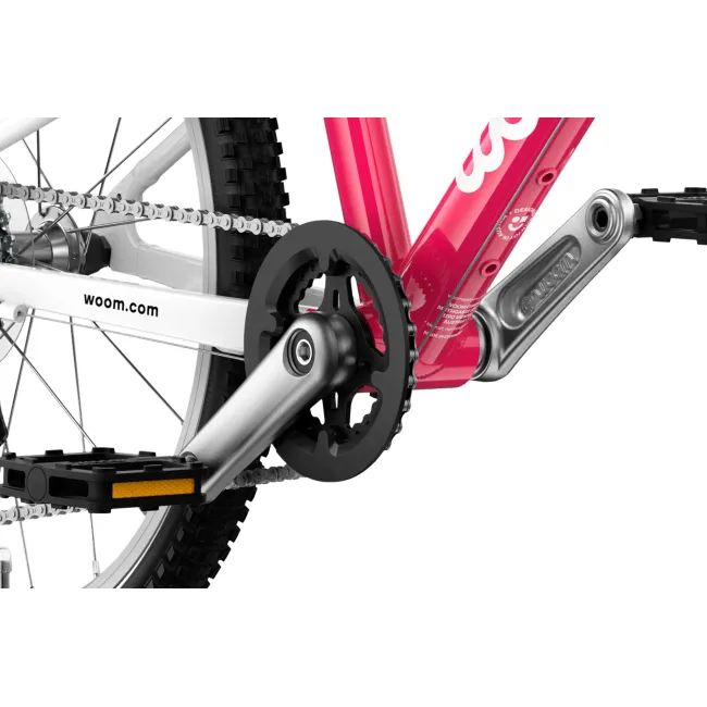 Bicicleta copii Woom 4 Go cu roti 20" roz Hot Pink