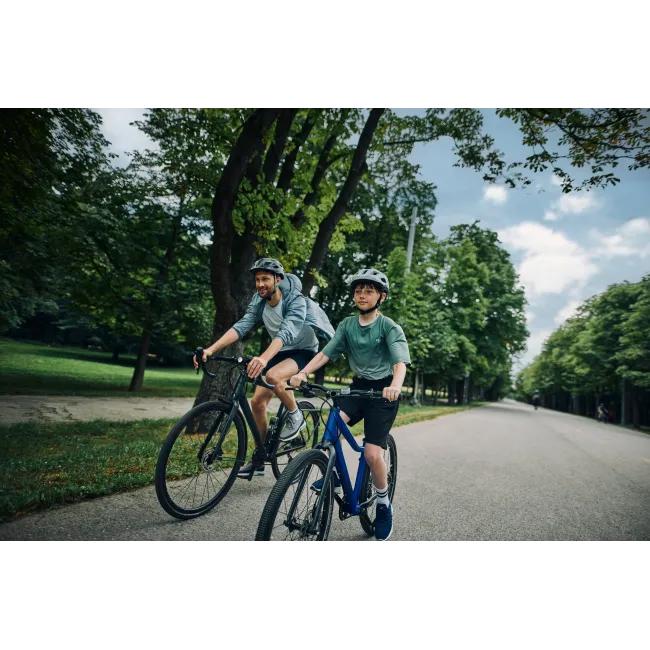 Bicicleta copii Woom 5 Explore cu roti 24" albastru magnetic blue