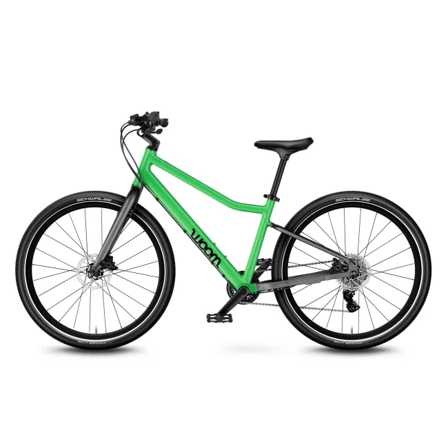 Bicicleta copii Woom 5 Explore cu roti 24" verde Jungle Green