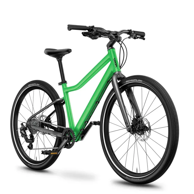 Bicicleta copii Woom 5 Explore cu roti 24" verde Jungle Green