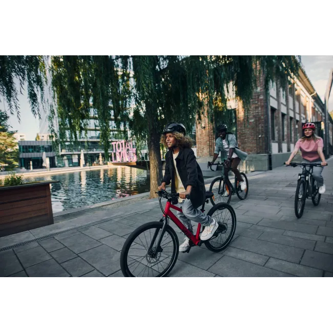 Bicicleta copii Woom 5 Explore cu roti 24" woom red