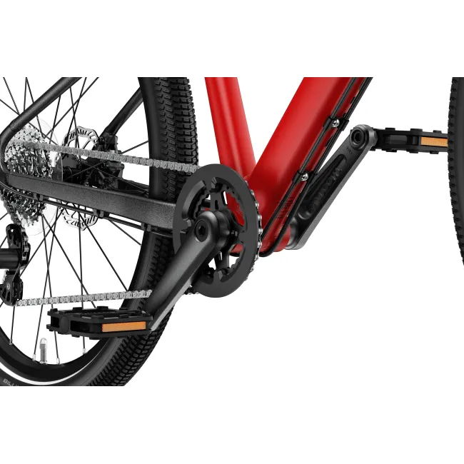Bicicleta copii Woom 5 Explore cu roti 24" woom red