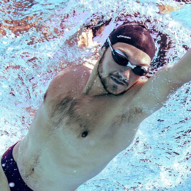 Finis - ochelari inot adulti Smart Google Kit - alb albastru