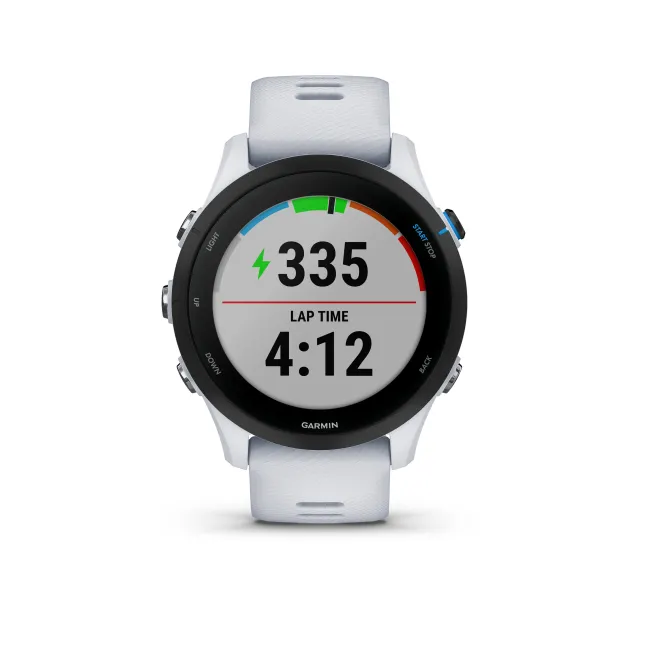 Garmin - Forerunner 255 Music ceas multisport cu GPS - alb