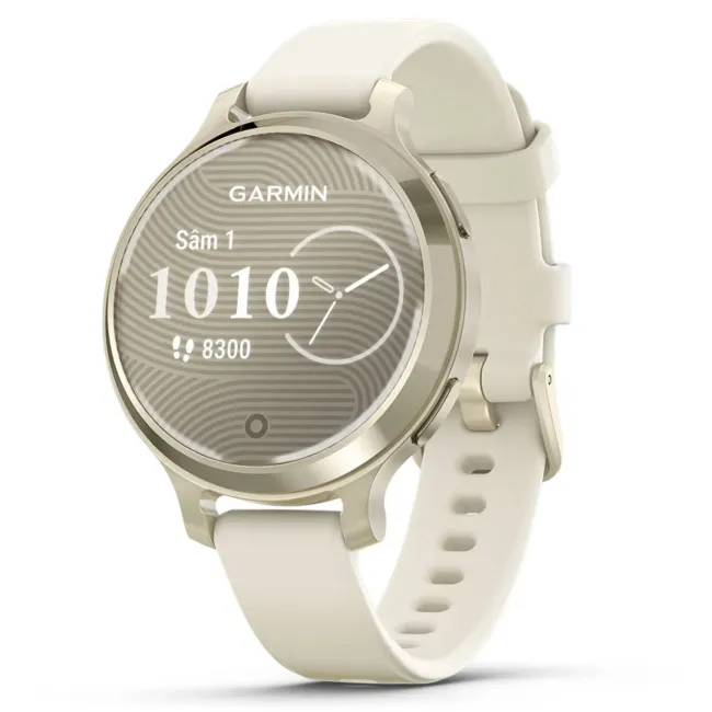 Garmin - Lily 2 Active - Lunar Gold, curea de silicon Bone