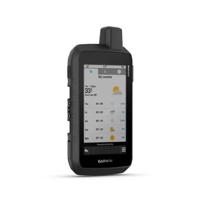 Garmin - Montana 760i - Navigator solid cu ecran tactil cu GPS cu tehnologie inReach și cameră de 8 megapixeli