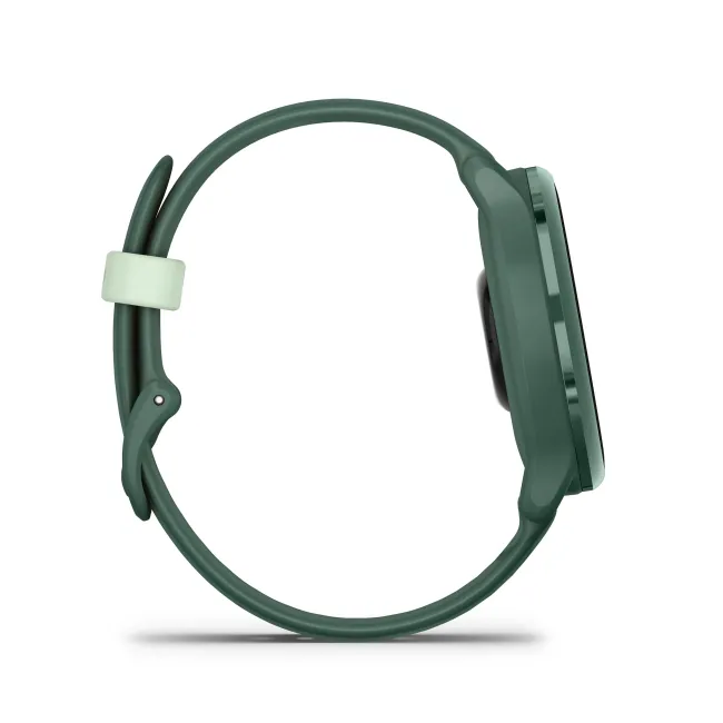 Garmin - vivoactive 6 smartwatch cu GPS și AMOLED - ramă și carcasă verde Jasper - bratara din silicon verde Jasper