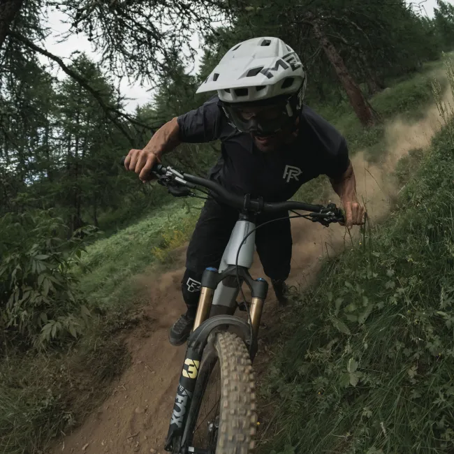 Orbea WILD M20 Halo Silver-Tanzanite Carbon View - bicicletă electrică eMTB Enduro