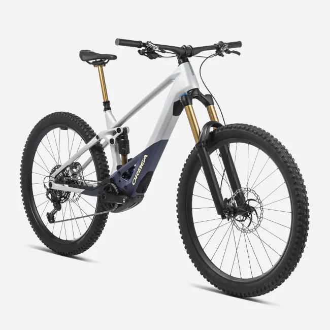 Orbea WILD M20 Halo Silver-Tanzanite Carbon View - bicicletă electrică eMTB Enduro