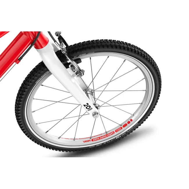 Bicicleta copii Woom 4 Go cu roti 20" rosu Woom Red