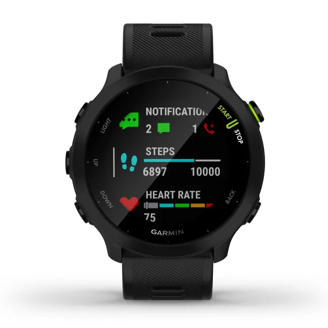 Garmin Forerunner 55 - ceas inteligent pentru alergare si bicicleta - negru