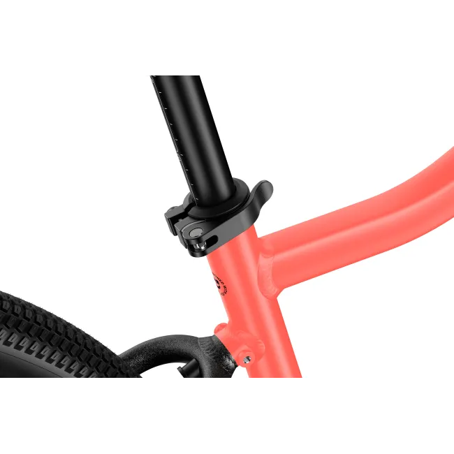 Bicicleta copii Woom 6 Explore cu roti 26" Neon Coral