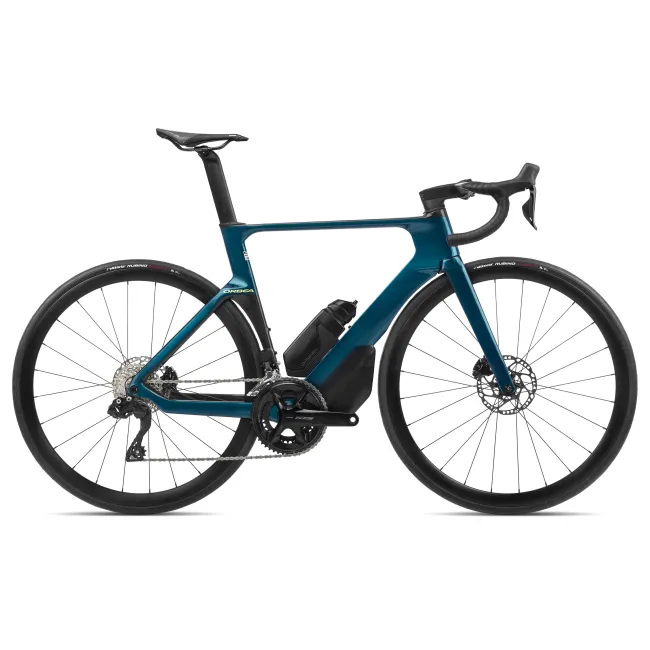 Orbea ORCA AERO M31eLTD PWR Borealis Blue - Carbon Raw - bicicletă șosea racing aero