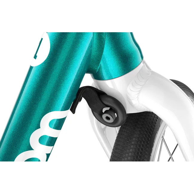 Bicicleta copii Woom 1 Go cu roti 12" - albastru Metallic Turquoise Petrol