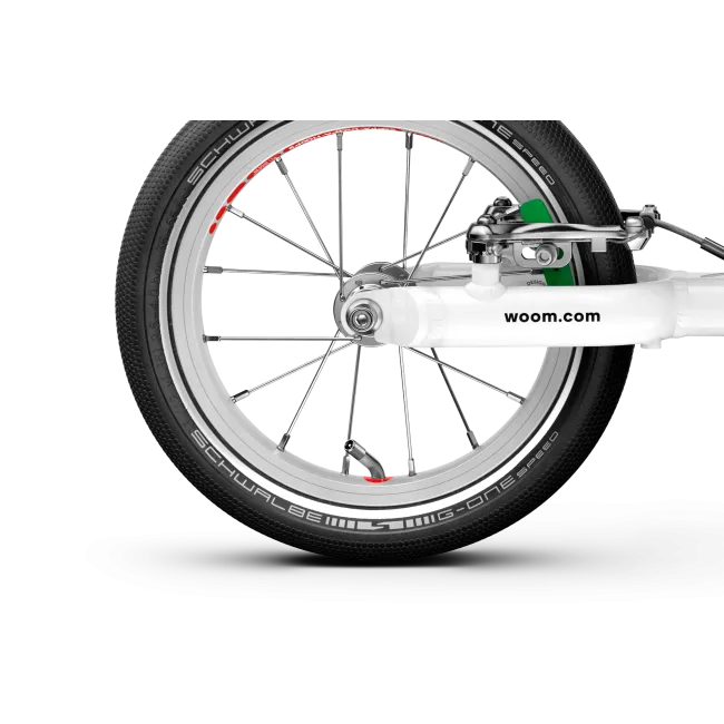 Bicicleta copii Woom 1 Go cu roti 12" - albastru Metallic Turquoise Petrol