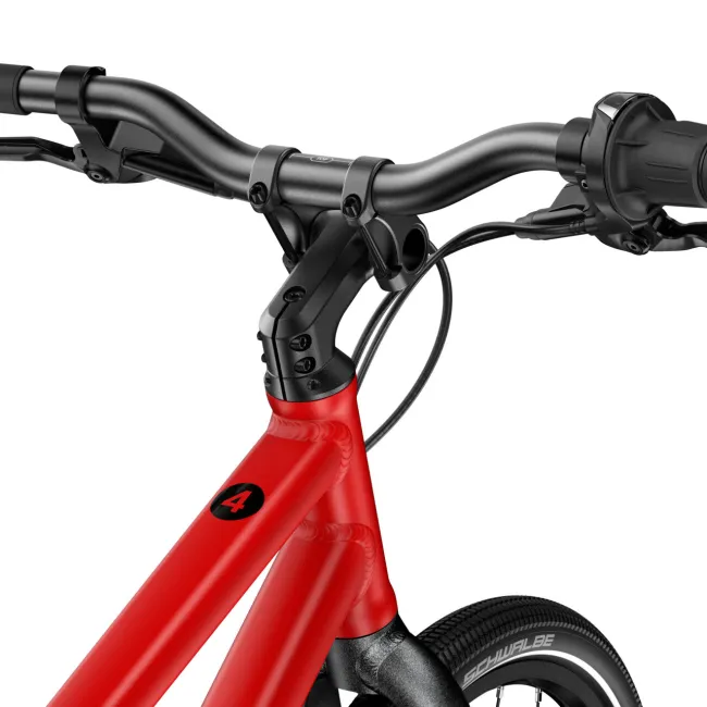 Bicicleta copii Woom 4 Explore cu roti 20" rosu Woom Red
