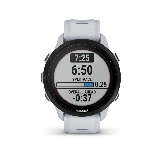Garmin - Forerunner 955 Solar ceas multisport cu GPS - alb