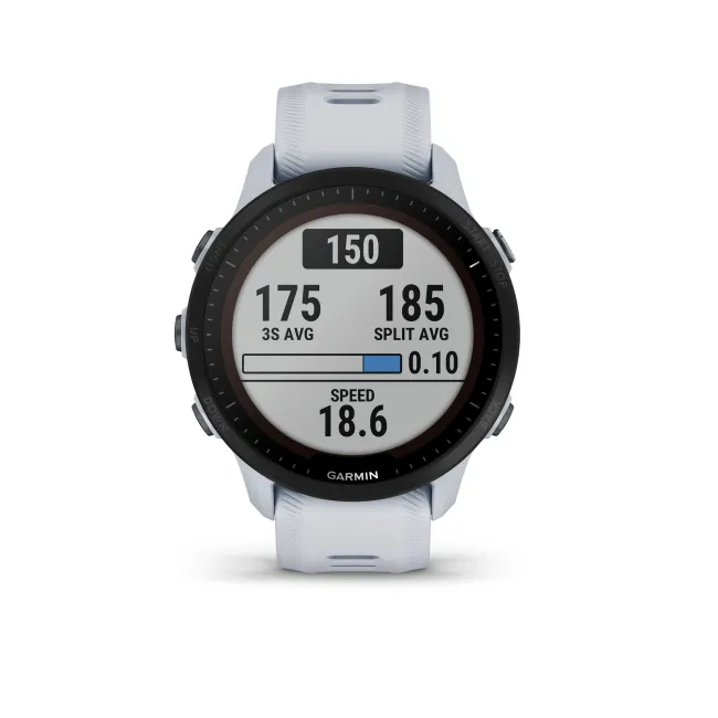 Garmin - Forerunner 955 Solar ceas multisport cu GPS - alb