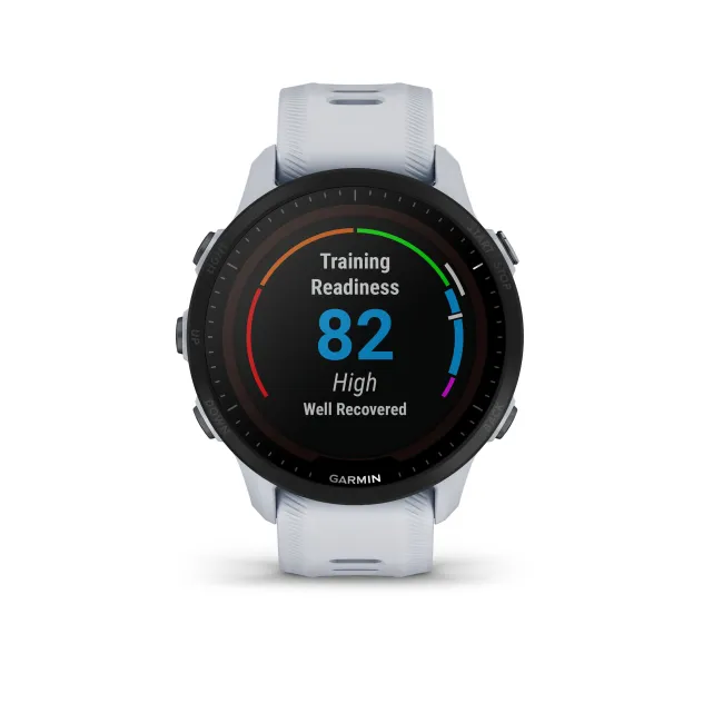 Garmin - Forerunner 955 Solar ceas multisport cu GPS - alb