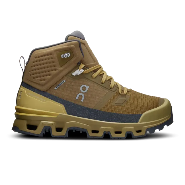 On - ghete sport pentru femei - Cloudrock 2 Waterproof - Maro Bej Hunter | Safari
