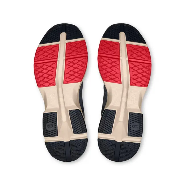 On - pantofi sport - Cloudpulse - gri | rosu