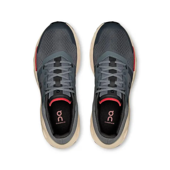 On - pantofi sport - Cloudpulse - gri | rosu