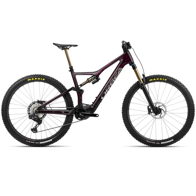 Orbea RISE M-TEAM Wine Red Carbon View I Titanium - L +EN600 + Fizik Ridon X1 Saddle +540Wh battery - bicicletă electrică eMTB Trail
