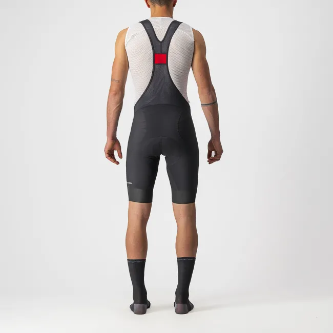 Castelli - pantaloni ciclism scurti cu bretele - Endurance 3 Bibshort - 15-35 gr C - negru