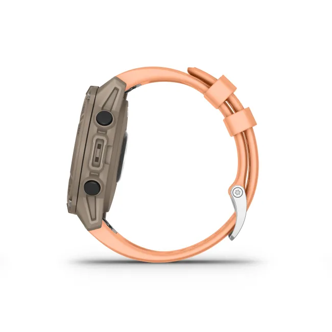 Garmin Descent G2 - 45 mm AMOLED Paloma cu curea Shell Pink - computer scufundări și smartwatch robust cu GPS