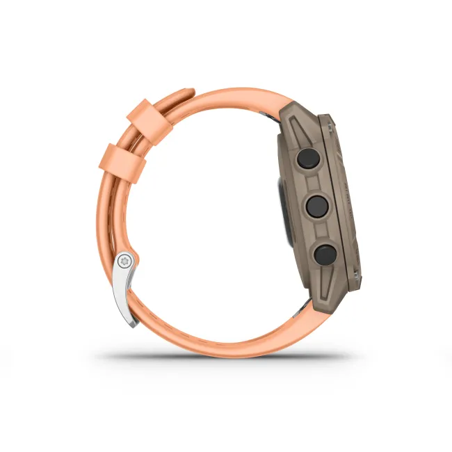 Garmin Descent G2 - 45 mm AMOLED Paloma cu curea Shell Pink - computer scufundări și smartwatch robust cu GPS