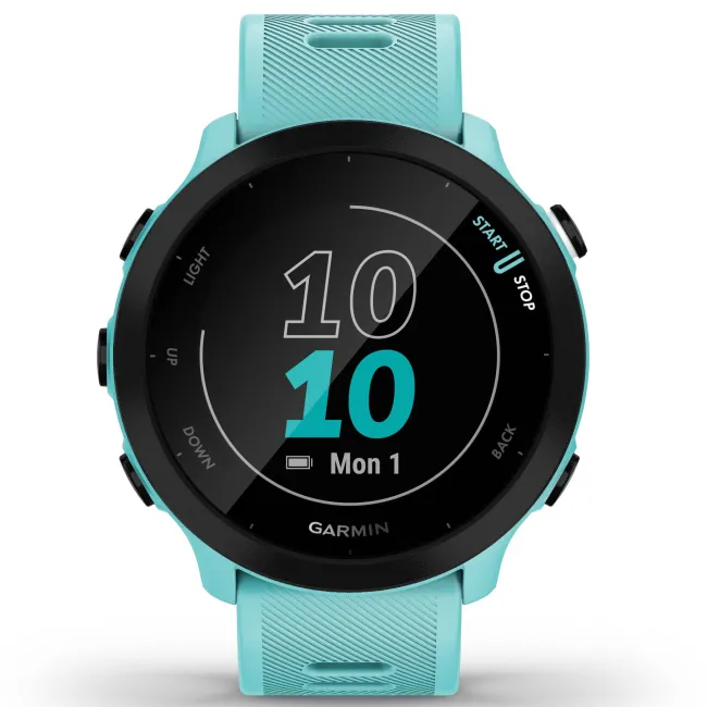 Garmin Forerunner 55 - ceas inteligent pentru alergare si bicicleta - albastru